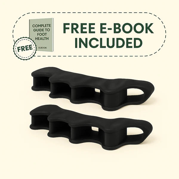Toe Separators Doctor Recommended Correct Foot and Bunion Pain,Plantar Fasciitis Toe Straightener to Improve Functional Mobility